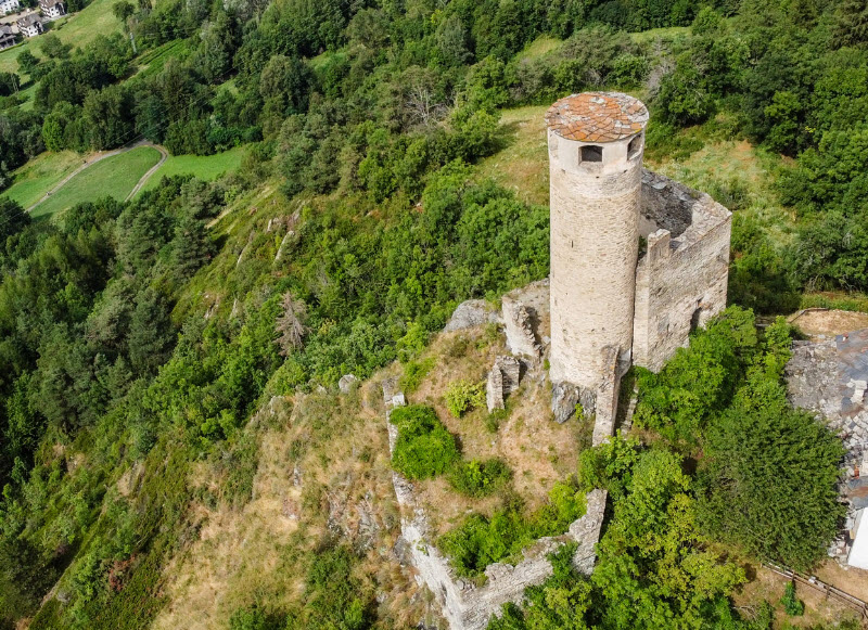 Châtelard Castle, Aosta Valley, Italy